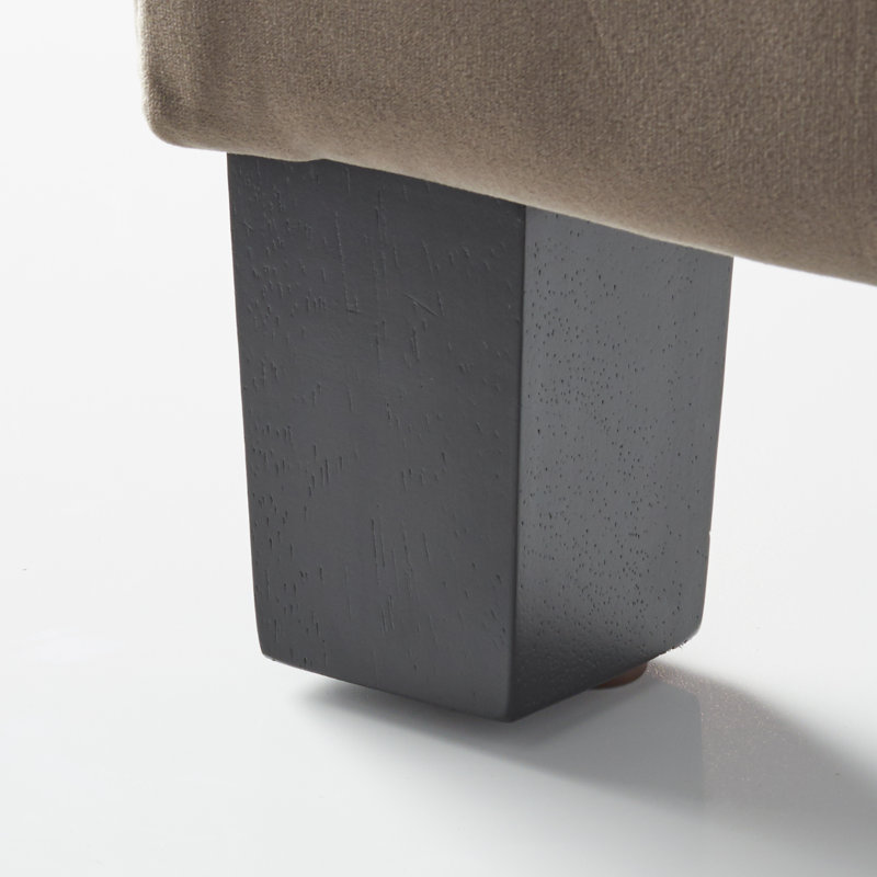 Grand lit standard Johniel, Taupe