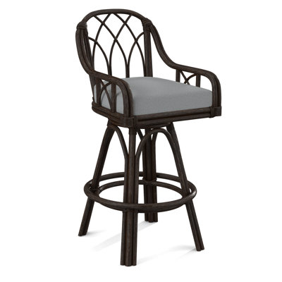 Edgewater Swivel Upholstered Counter Stool