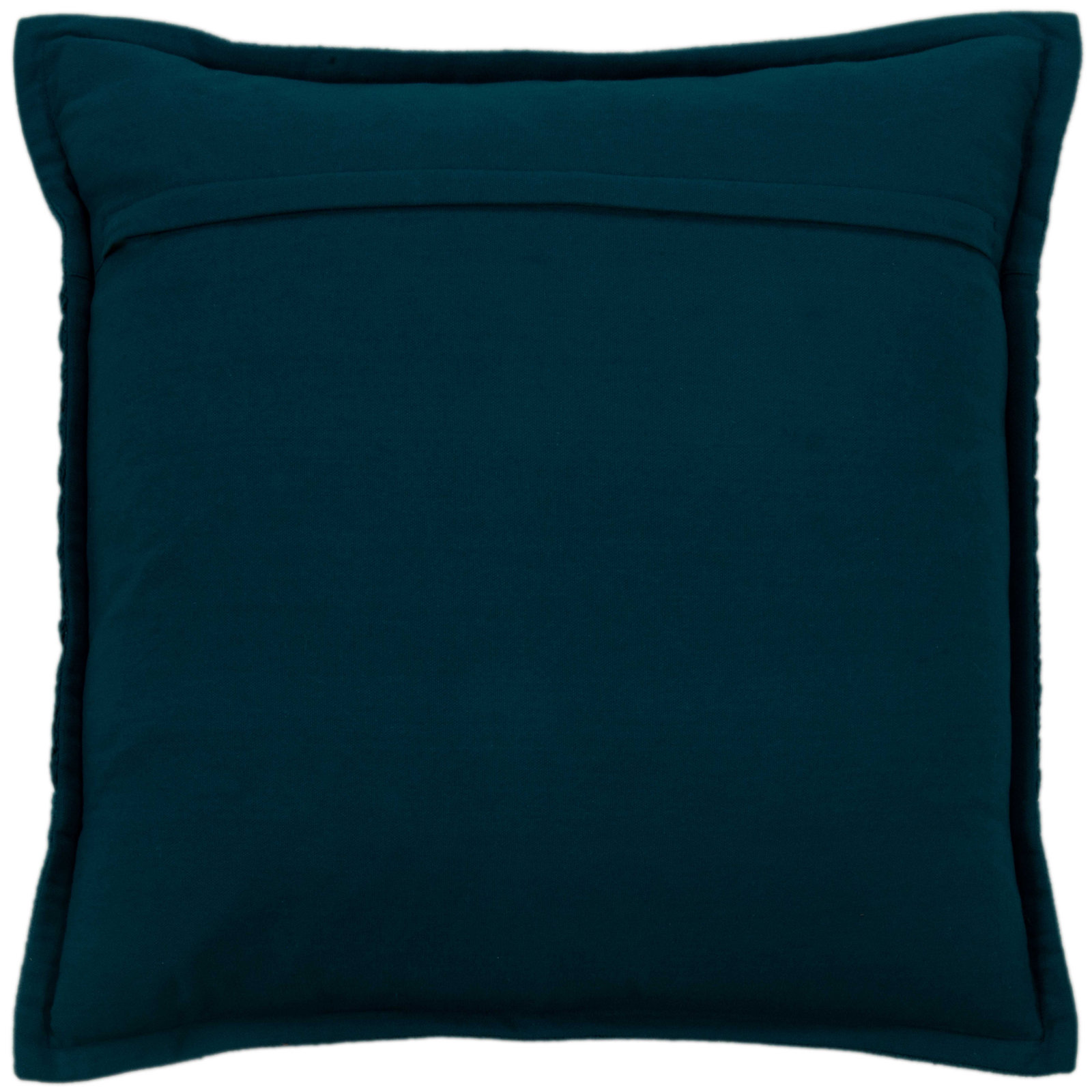Farwell 20" x 20" Cotton Throw Pillow, Teal