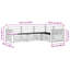 251.5cm Wide Patio Sectional Set