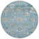 Machine Washable Indoor/Outdoor Christain ACN1373 Teal Rug