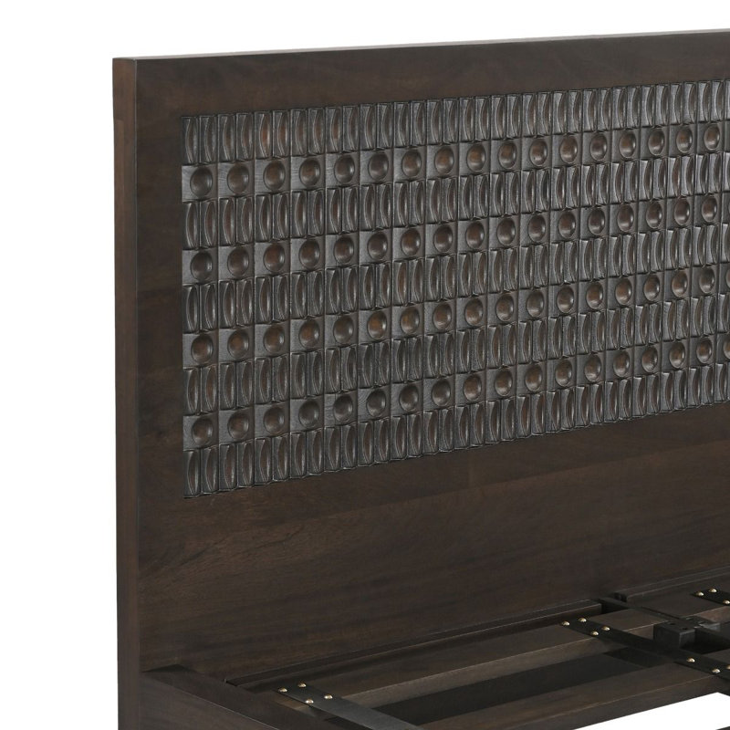 Jakarta Solid Wood Bed, Queen
