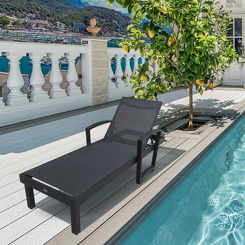 Chaise longue simple 79,72 po Kananen