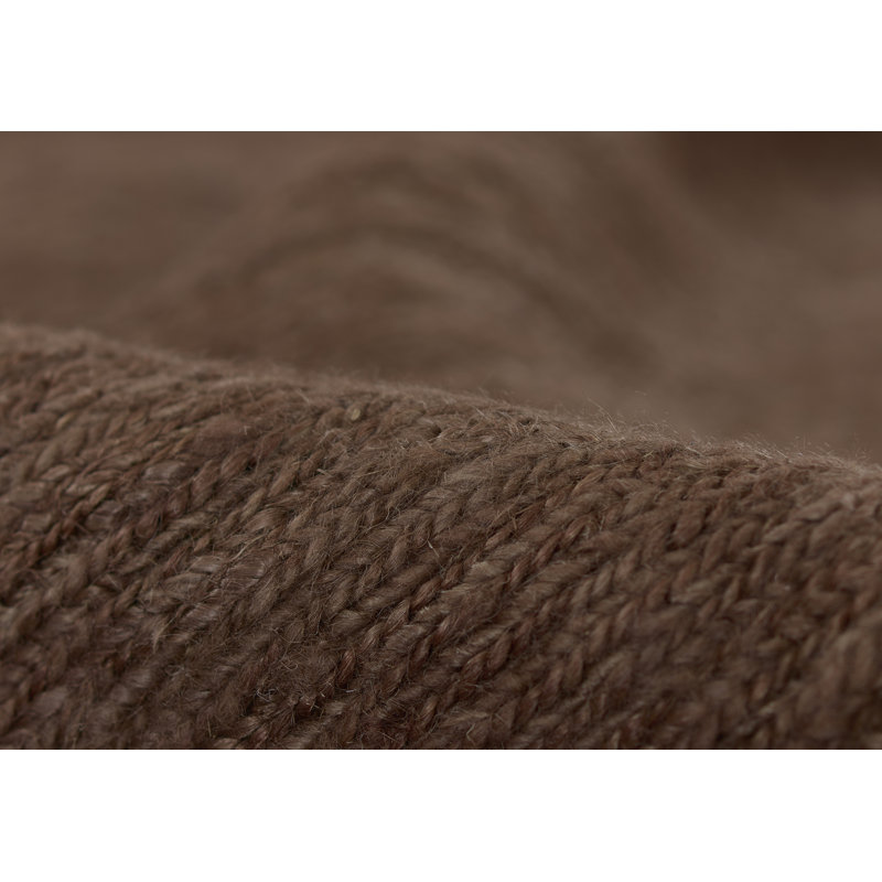 Area Rug in Dark Brown, Runner 2'6" x 8'