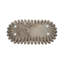 Bol décoratif ovale en marbre ondulé à texture côtelée - Bol décoratif moderne de 40 cm (16 po) idéal pour le bureau, les étagères ou la décoration intérieure-1471965822