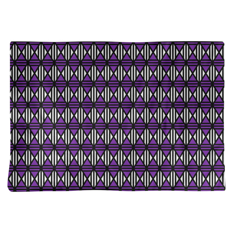 Napperon de 18 po à motif de losanges doublé classique, Mauve