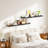 Floating Shelves Set Of 2 With Invisible Brackets, 47.2 Inch Wall Mounted Shelves For Home Decor, Sturdy And Modern Design For Bathroom, Bedroom, Living Room, Office