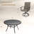 6-Person Patio Dining Set With Swivel Chairs-23865024