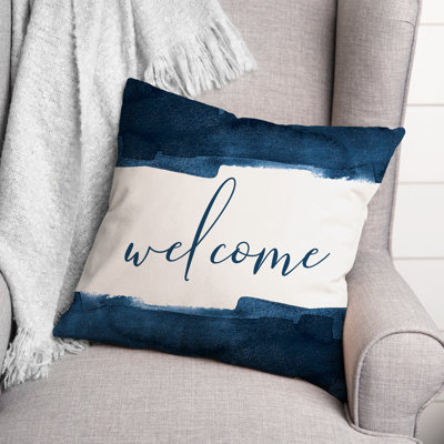  Welcome Square Pillow Cover & Insert
