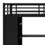 Structure de lit mezzanine avec garde-robe, bureau et tablettes de rangement-75575738-75575739