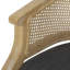 Chaise d'appoint avec dossier incurvé, chaise confortable-1351722493