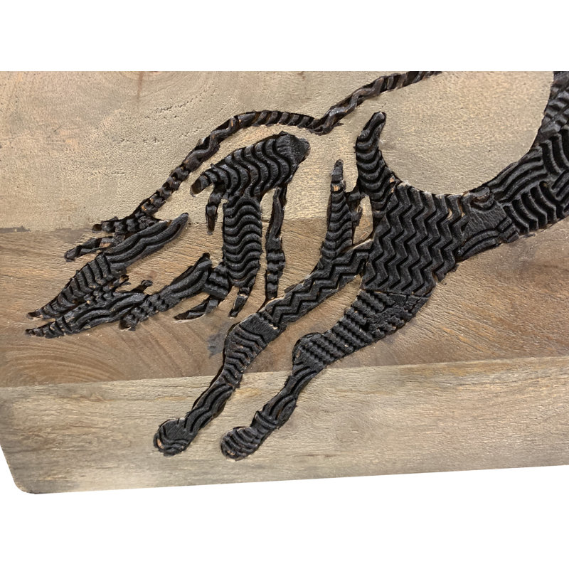 Jaydynn Wood Inlay Carvings Wall Décor