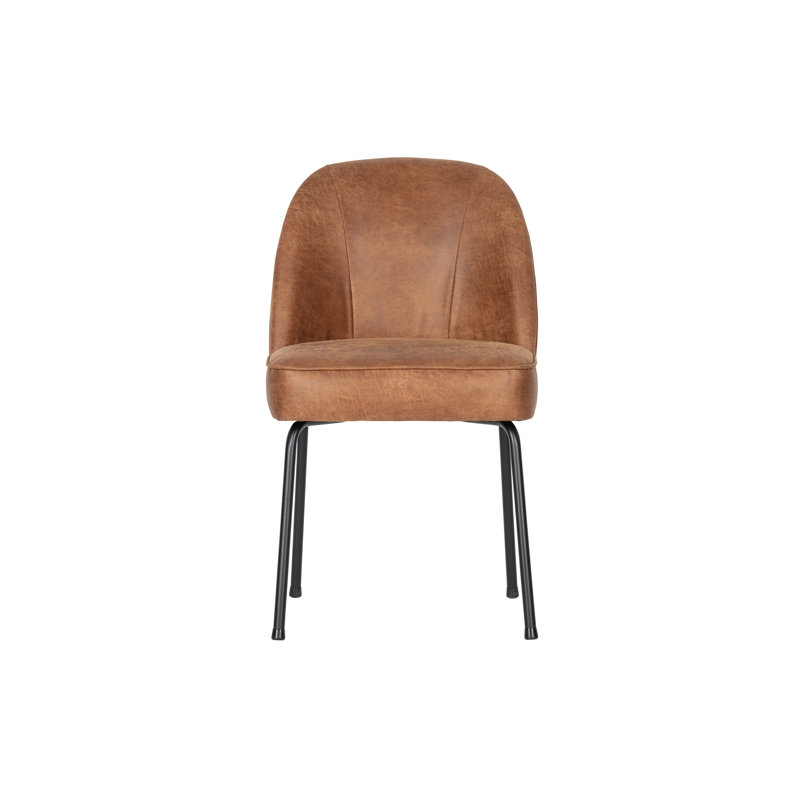 Vogue Dining Chair Leather Cognac, Cognac