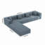 Grands modulaires ergonomiques modulaires, confort en flanelle, espace de vie moderne