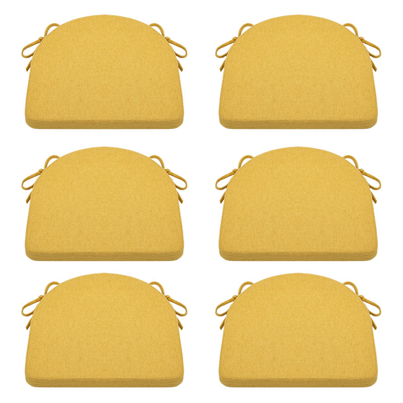 Indoor Chair Cushion, Yellow