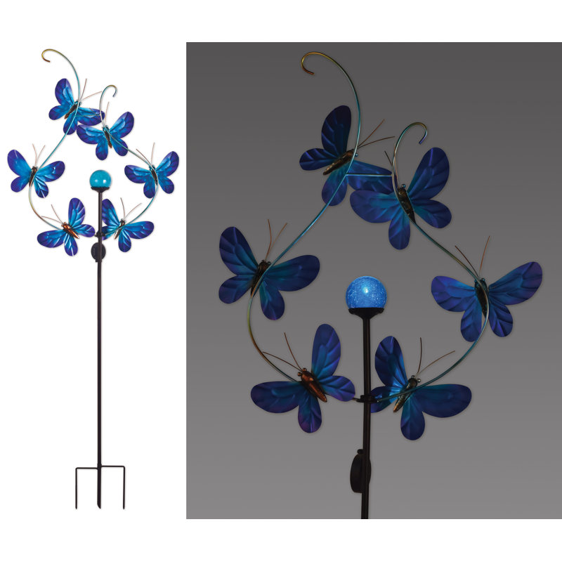Piquet de jardin solaire Holly Butterfly