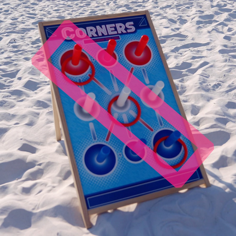Corners Championnats: Ring Toss Reinvented - Jeu de société