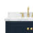 Cambridge 73'' Double Bathroom Vanity with Carrara Marble Top-2113091532