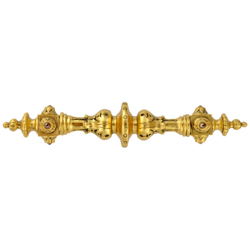 Kings Road Appliance Pull, 24K Satin Gold