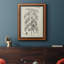 Toile encadrée botanique antique noire et blanche de qualité supérieure - prête à être accrochée-560974659