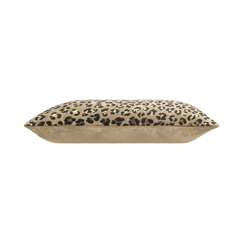 Housse et coussin, Or / noir, H 20 po x l 20 po
