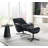 Motion Swivel Accent Chair With Ottoman