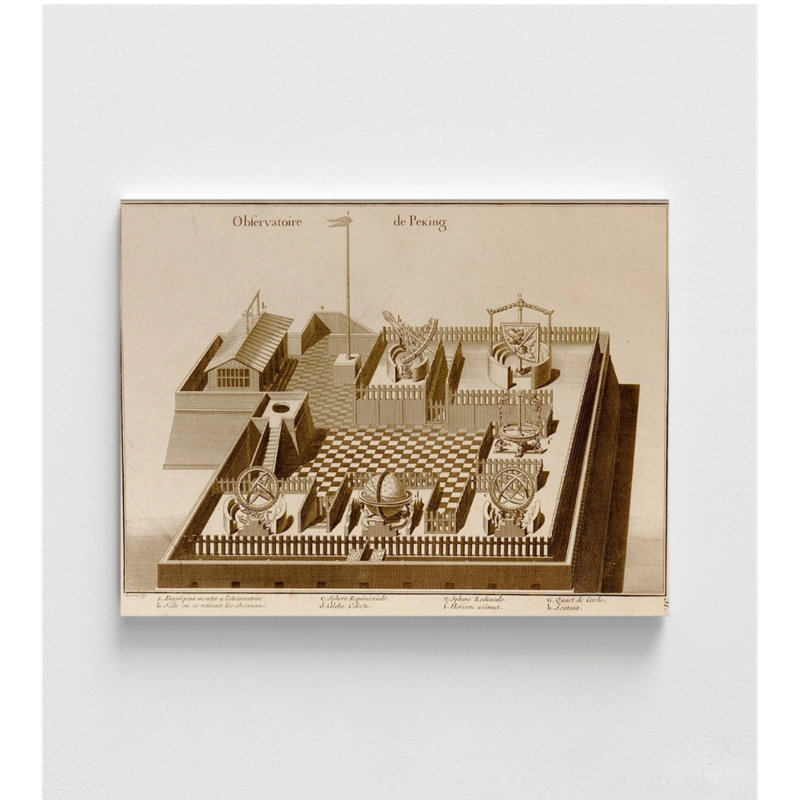 Pékin ou Pékin ou Pékin, l'observatoire astronomique, impression d'affiche de l'Observatoire de l'astronomie, décoration murale zone antique chinois, affiche chinoise