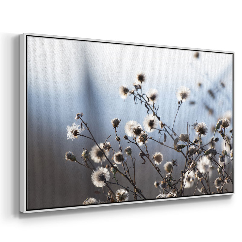 «Spring Fluff», reproduction sur toile, H 25 po x l 37 po x P 2 po, Blanc