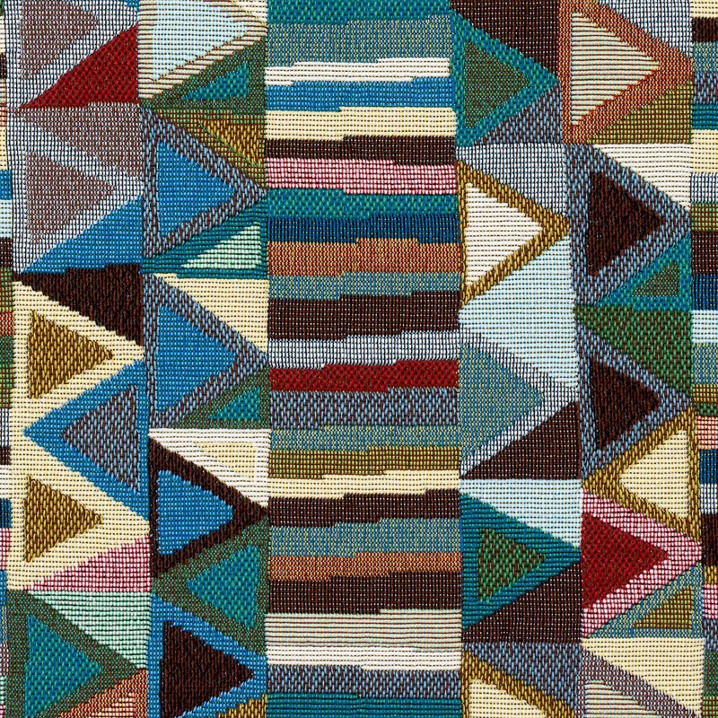 Bizantino Quilted Weave Fabric, Peacock