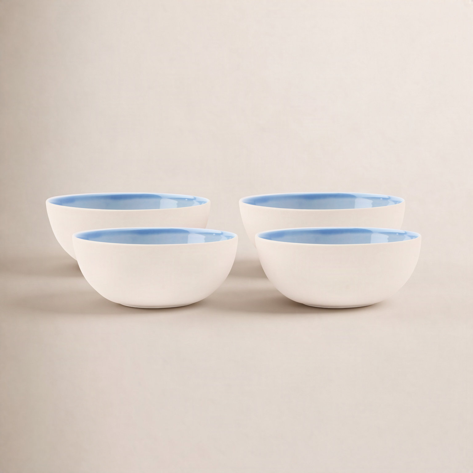 Porcelain Cereal Bowl, Blue