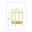Trianon Glass Tray Top End Table-247939502