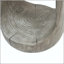 Table de bout MGO avec design creux - gris, texture semblable au bois, sans assemblage-129458333