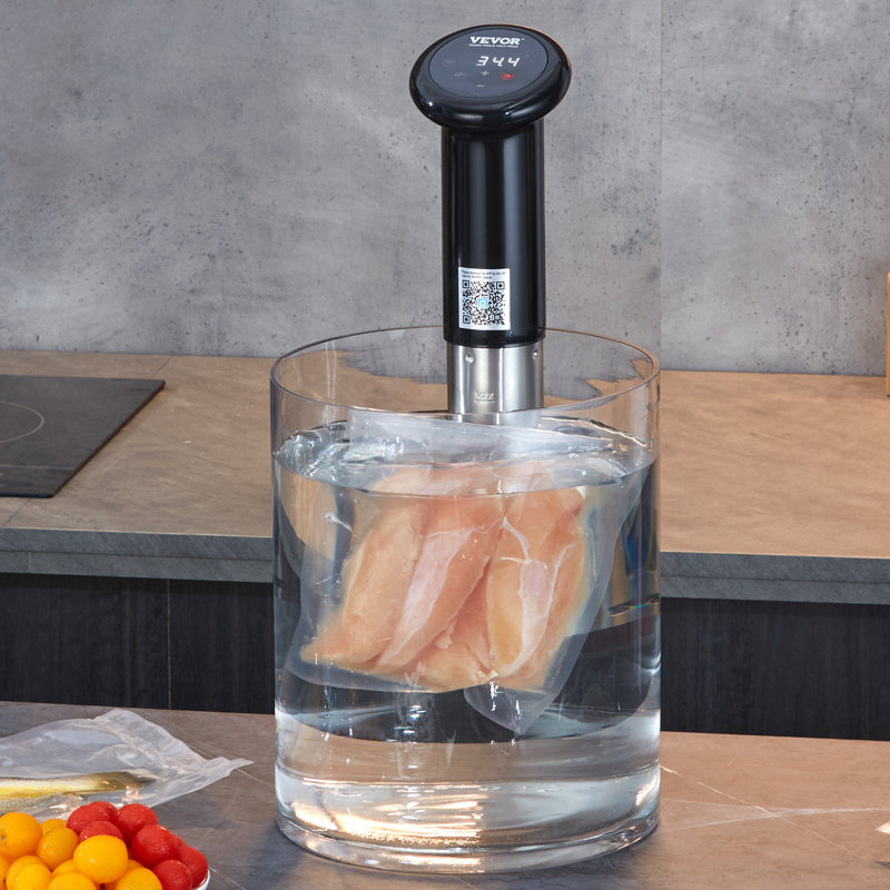 VEVOR Sous Vide Machine, Bluetooth Wi-Fi Connect App Control Sous Vide Cooker