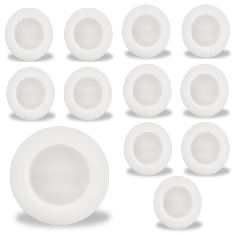 14 Watt 7" LED Disc Light, 5CCT Selectable - 27/30/35/40/50K, 1100 Lumens