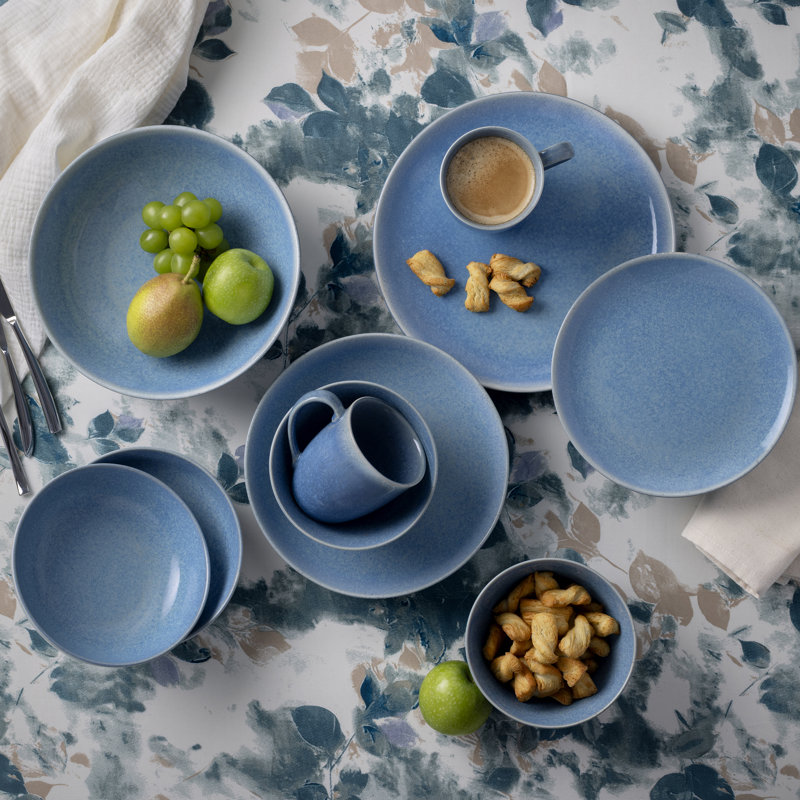 Ensemble de 4 assiettes à salade Colorwave Azure, 8,25 po