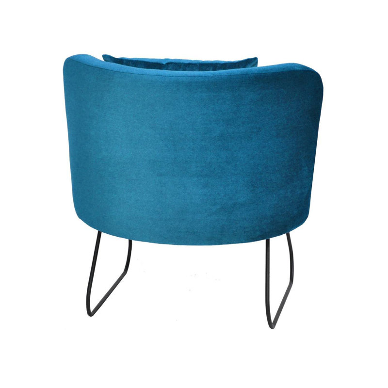 Loft Upholstered Accent Chair, Blue