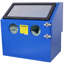 Cabinet de sablage de table de 110 L, conception ergonomique et compacte pour un sablage précis, avec fabrication en acier lourd et gants de soufflage intégrés pour aucune fuite de sable, système d'éclairage à DEL lumineux