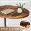 Table de bout pliante en bois manufacturé avec base en acier