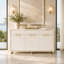 Palm Gate Sideboard - Cloud White