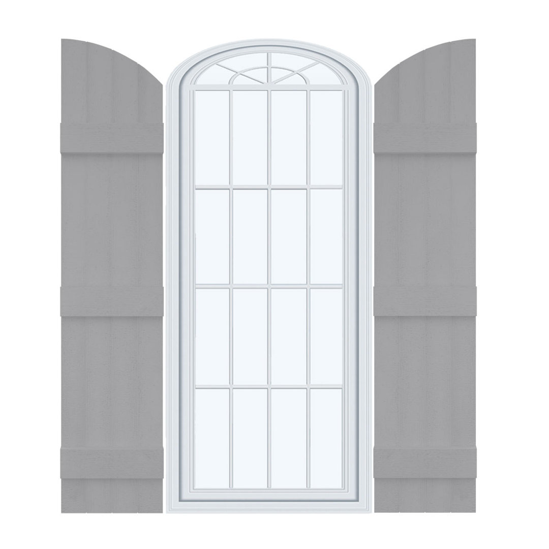 Mid-America 14'' Board & Batten Shutters (Set of 2) Ekena Millwork 