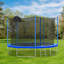 Trampoline ovale pliable pour tout-petit 12 pi avec guidon Ceballos