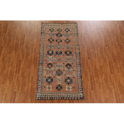 Tapis antique à motif persan Lori noué à la main 4 x 9