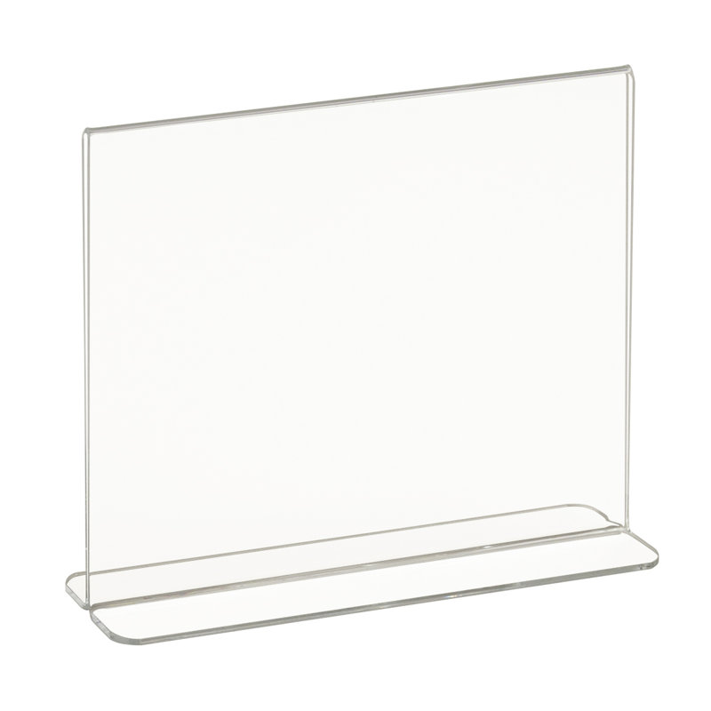 Bottom Load Counter Top Sign Holder