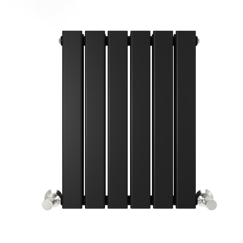 Horizontal Flat Panel Radiators, 60cm H x 40.8cm W x 5.8cm D, Black