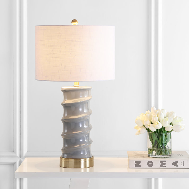 Lampe de table 29 po Pulaski, Gris foncé