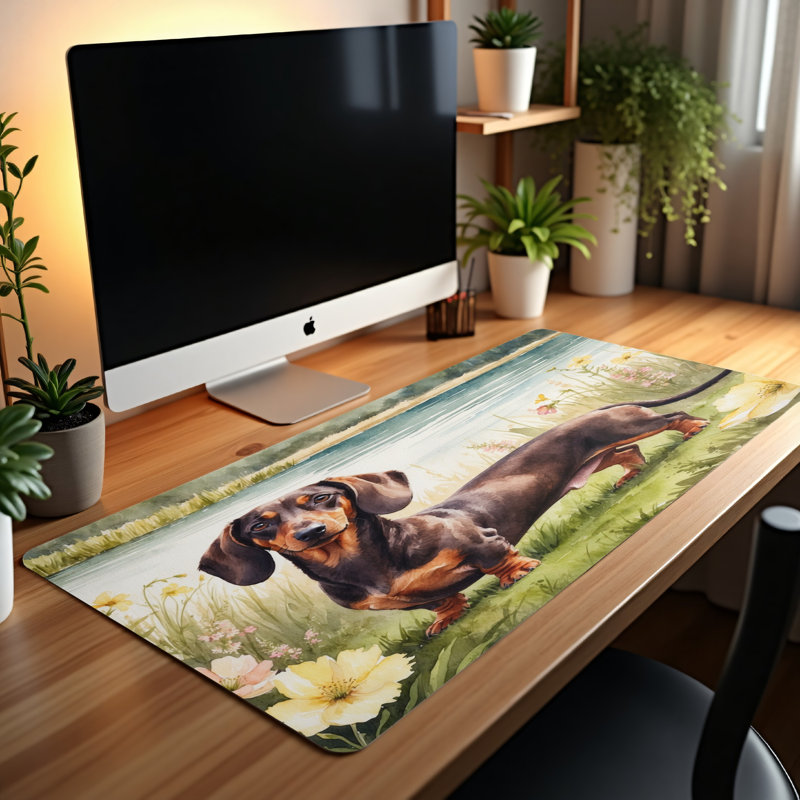 Polyester Desk Pad, 31.5x15.5