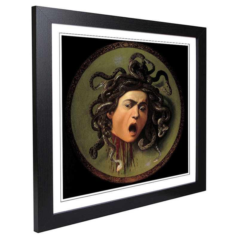 Caravaggio - Single Picture Frame Print, Black