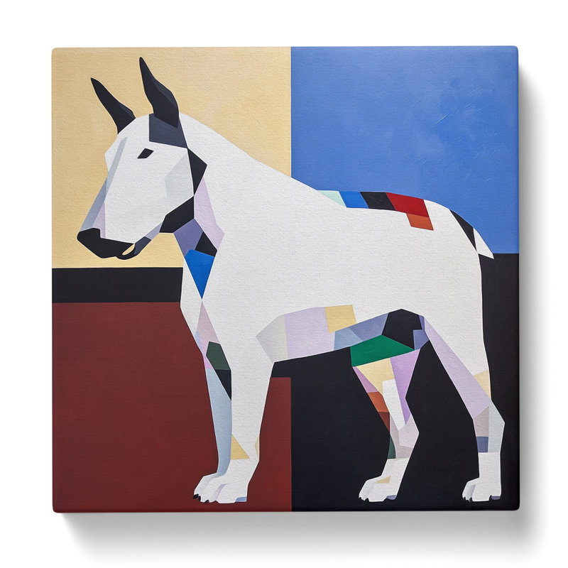 English Bull Terrier Suprematism No.2 - Print