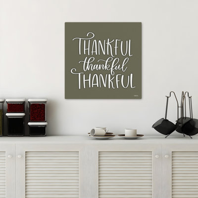 Thankful Modern Farmhouse Typography Modern Farmhouse Art