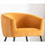 Fauteuil d'appoint luxueux de 1 pièce en velours de style Ish